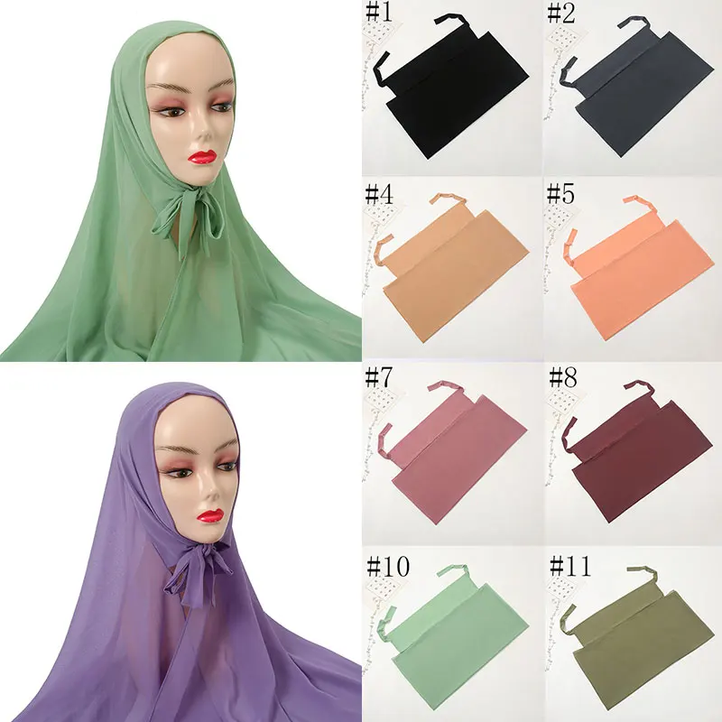 Solid Color Chiffon Hijab Scarf Muslim Hijabs Turban For Women Foulard Ethnic Style Bandage Headscarf Bandana Sunscreen Scarf
Solid Color Chiffon Hijab Scarf Muslim Hijabs Turban For Women Foulard Ethnic Style Bandage Headscarf Bandana Sunscreen Scarf