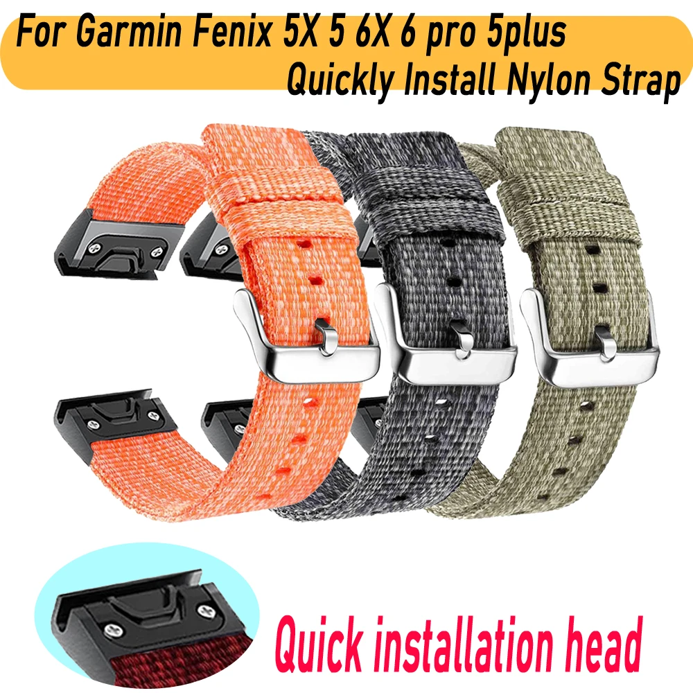 Ремешок LYQSTA для наручных часов 26/22 мм, нейлоновый браслет для Garmin Fenix 6 5 6X 5X Pro, forerunner 935
Ремешок LYQSTA для наручных часов 26/22 мм, нейлоновый браслет для Garmin Fenix 6 5 6X 5X Pro, forerunner 935
