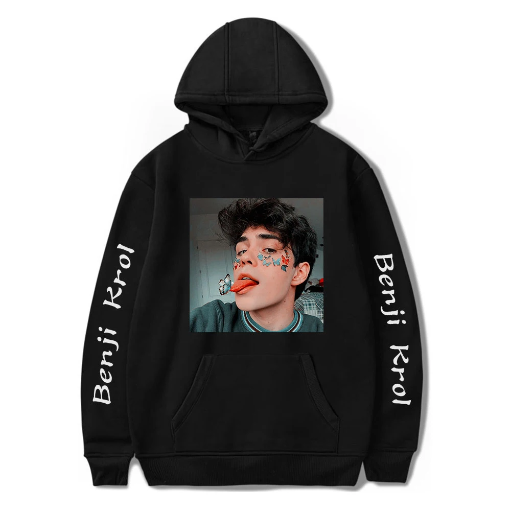 Benji krol spring New casual all-match hoodie sweatshirt unisex cool Harajuku style hoodie tops
Benji krol spring New casual all-match hoodie sweatshirt unisex cool Harajuku style hoodie tops