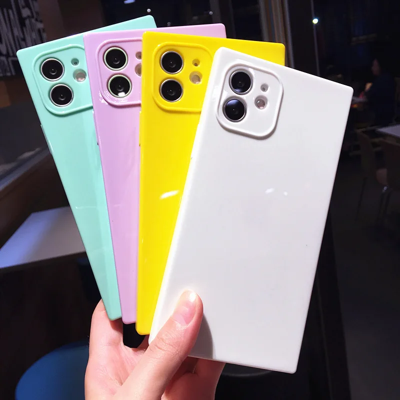 Luxury square shiny candy color TPU phone case for iPhone 11 12 pro max mini xr xs 8 7 Plus se 2020 shockproof glossy soft case
Luxury square shiny candy color TPU phone case for iPhone 11 12 pro max mini xr xs 8 7 Plus se 2020 shockproof glossy soft case