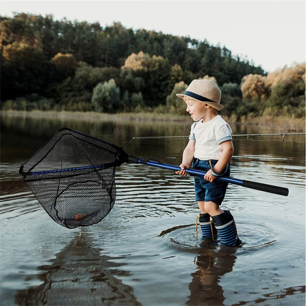 Fishing Net Landing Folding Net Non-Slip Aluminum Alloy Pole Landing Fishing Net With Pole Collapsible For Catching Fishes
Fishing Net Landing Folding Net Non-Slip Aluminum Alloy Pole Landing Fishing Net With Pole Collapsible For Catching Fishes
