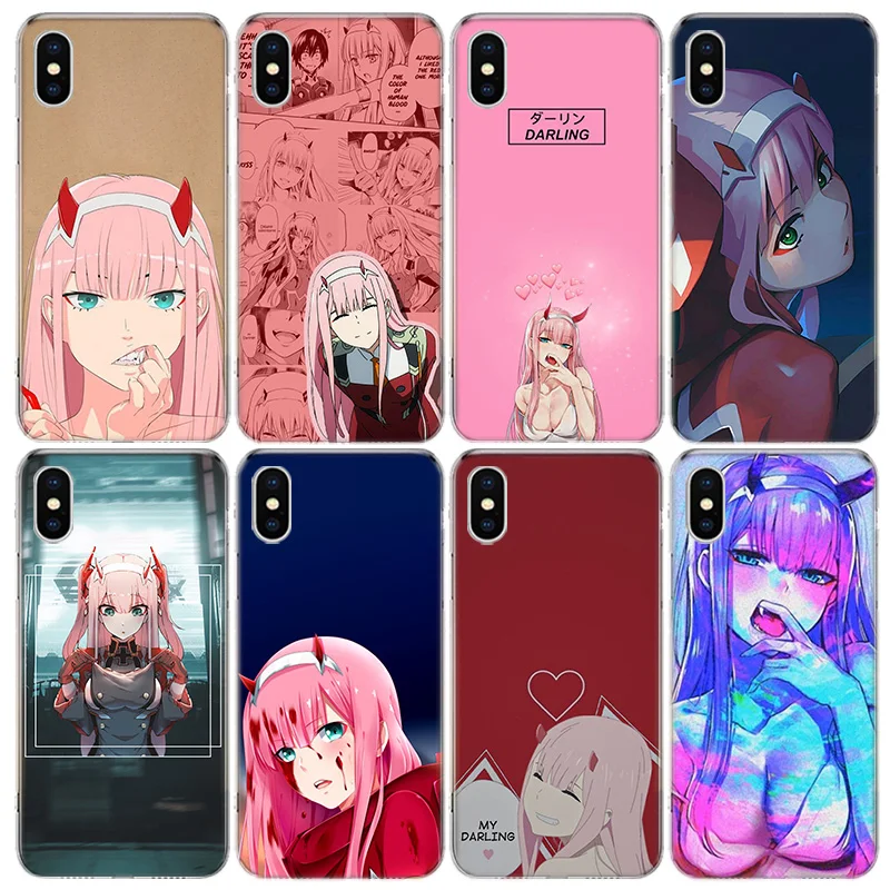 

Zero Two Darling in the FranXX Anime Phone Case For Apple Iphone 13 Pro Max 11 12 Mini SE 2020 X XS XR 8 7 Plus 6 6S 5 5S Cover