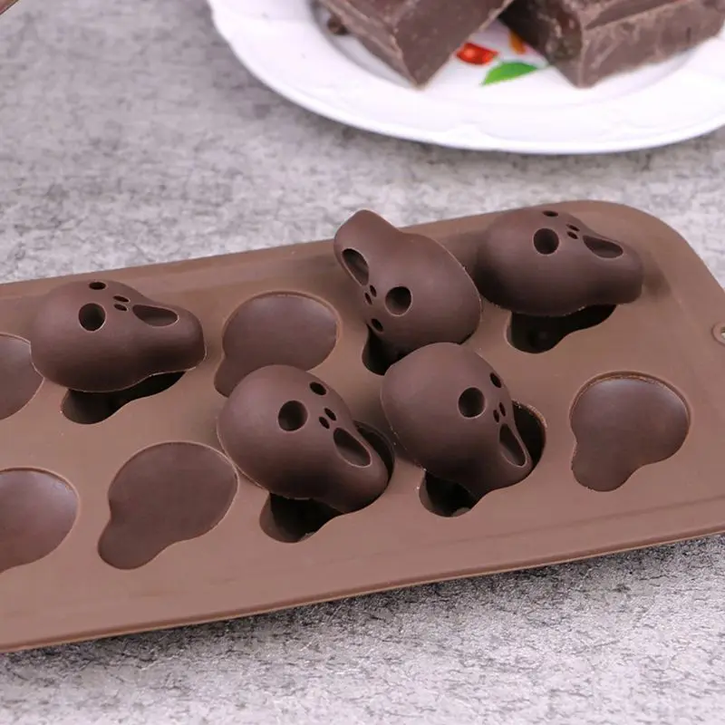 3D Skull Chocolate Mold Silicone Cake Mould Bakeware Pastry Baking Decorating Tools Kitchen Halloween Gift
3D Skull Chocolate Mold Silicone Cake Mould Bakeware Pastry Baking Decorating Tools Kitchen Halloween Gift