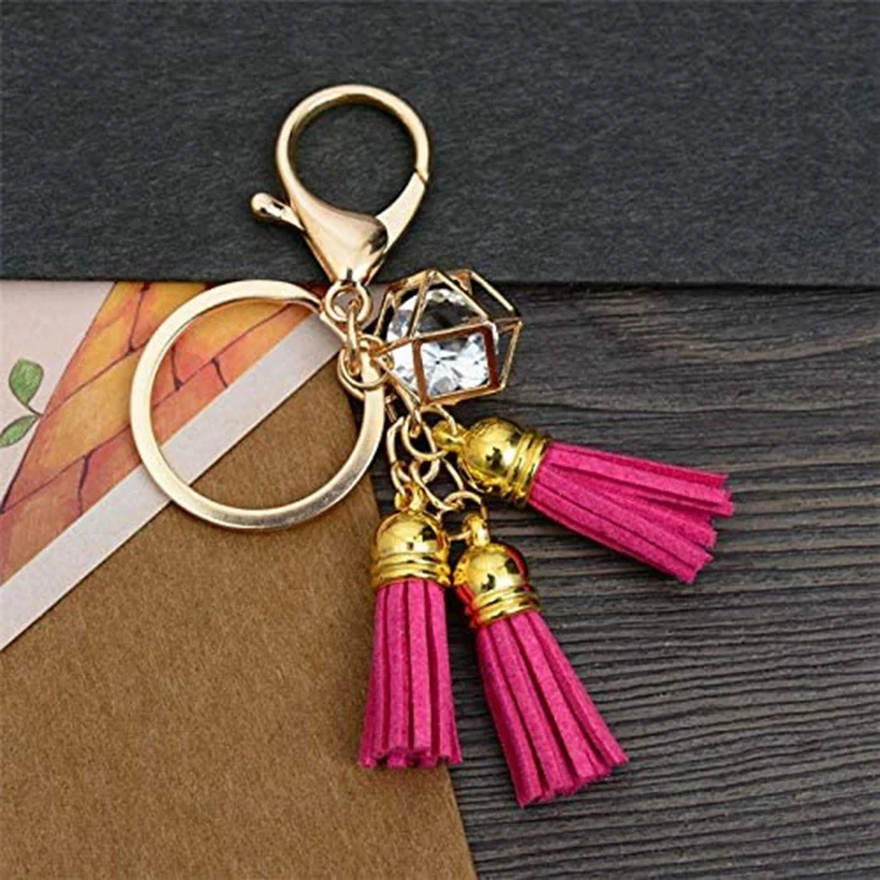 180Pcs Key Chain Ring with Chain and Tassel Pendants Bulk for Keychain Crafts Earrings Bracelets Jewelry Making
180Pcs Key Chain Ring with Chain and Tassel Pendants Bulk for Keychain Crafts Earrings Bracelets Jewelry Making