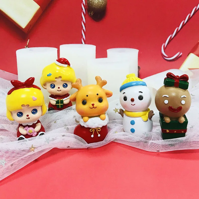 Siliconel Mousse Cake Mold DIY Chocolate Mold Christmas Gingerbread Man Elk Make Cake Ice Tray Mold Kitchen Baking Accessories
Siliconel Mousse Cake Mold DIY Chocolate Mold Christmas Gingerbread Man Elk Make Cake Ice Tray Mold Kitchen Baking Accessories
