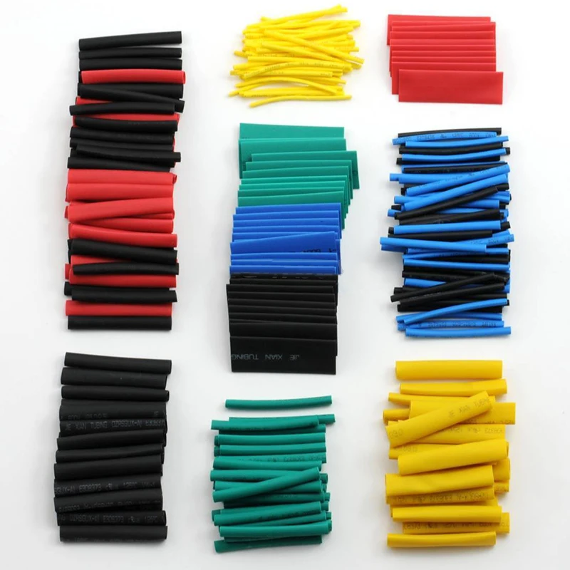 164pcs Heat Shrinkable Wire Connectors Insulation Covering Electrical Wiring Connection Power Shrink Tubing Wire Cable Sleeves
164pcs Heat Shrinkable Wire Connectors Insulation Covering Electrical Wiring Connection Power Shrink Tubing Wire Cable Sleeves