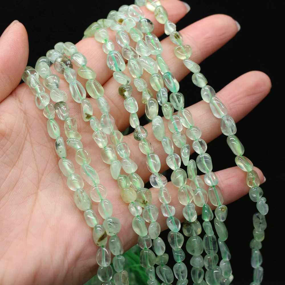 Hot Selling Natural Stone Irregular Green Prehnite Loose Beads For DIY Jewelry Making Necklace Bracelet Earrings Accessory
Hot Selling Natural Stone Irregular Green Prehnite Loose Beads For DIY Jewelry Making Necklace Bracelet Earrings Accessory