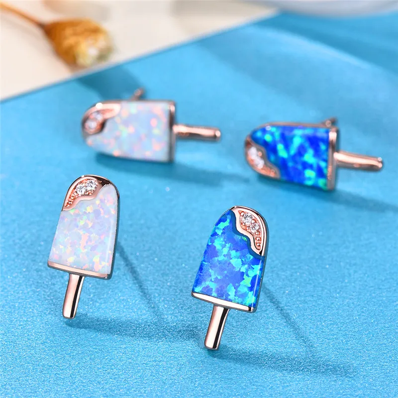 Luxury Female White Fire Opal Stone Stud Earrings Korean Style Popsicle Shape Earrings For Women Vintage Dainty Jewelry Gift
Luxury Female White Fire Opal Stone Stud Earrings Korean Style Popsicle Shape Earrings For Women Vintage Dainty Jewelry Gift
