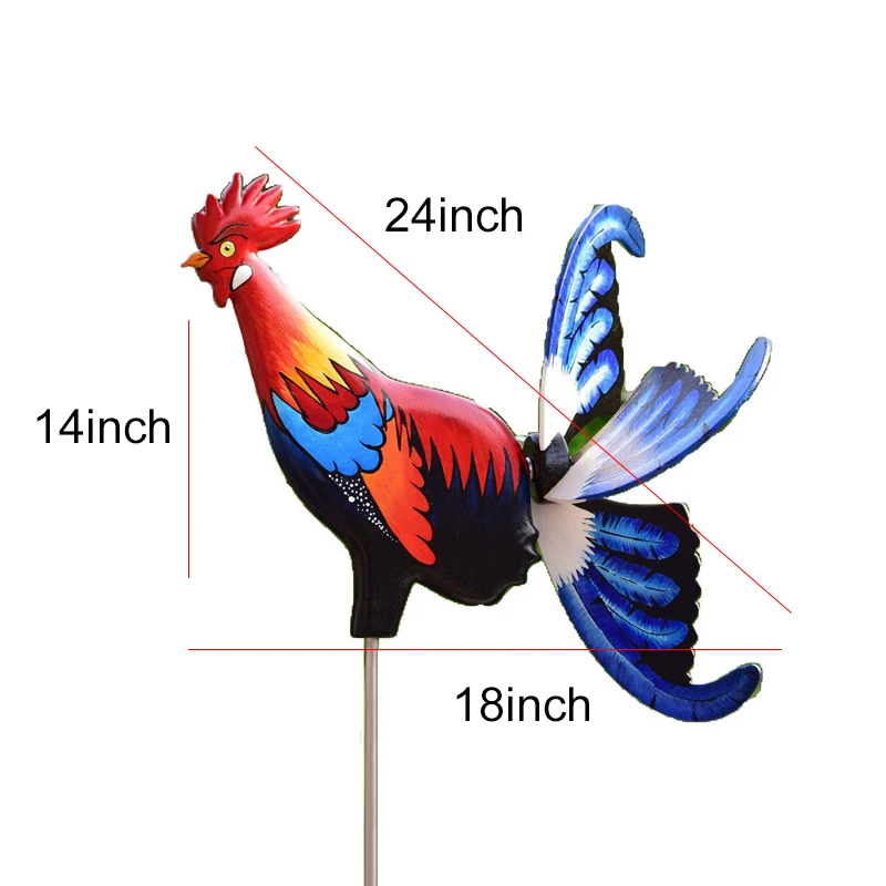 Rooster Windmill Garden Decoration Outdoor Courtyard Farm Statue Vivid Sculpture Gardening Decoration Handmade Yard Garden Decor
Rooster Windmill Garden Decoration Outdoor Courtyard Farm Statue Vivid Sculpture Gardening Decoration Handmade Yard Garden Decor