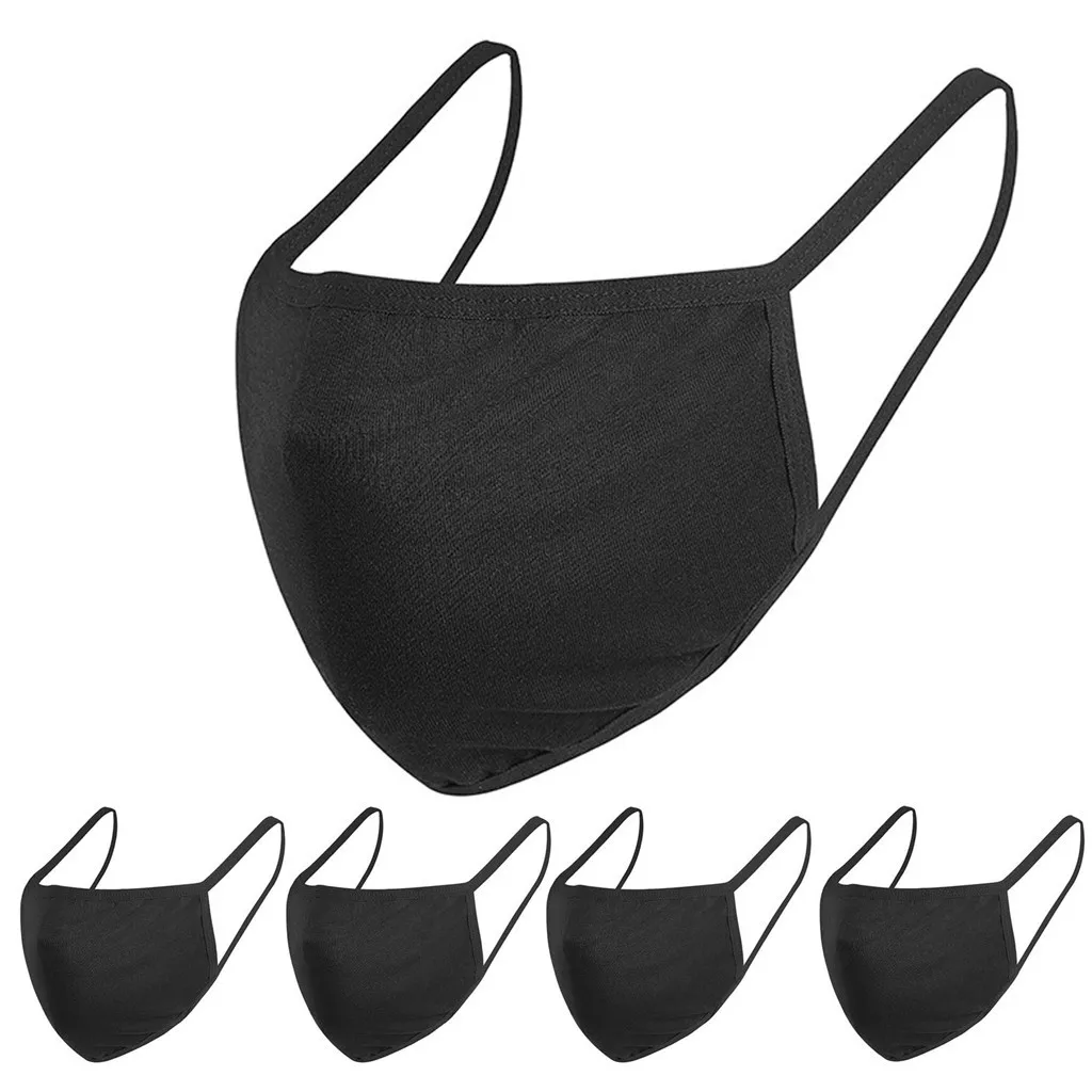 Unisex Black Cotton Mouth Mask Washable Dustproof Face Mask For Adults Outdoor Cycling Riding Camp Mascarillas 5PCS New
Unisex Black Cotton Mouth Mask Washable Dustproof Face Mask For Adults Outdoor Cycling Riding Camp Mascarillas 5PCS New