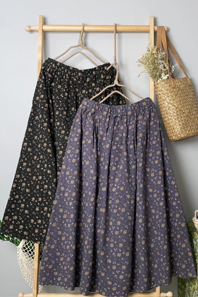 2021 Early Spring New Japanese Mori Female Floral Midi Skirt Retro All-Match Cotton Printed A-Line Skirt
2021 Early Spring New Japanese Mori Female Floral Midi Skirt Retro All-Match Cotton Printed A-Line Skirt
