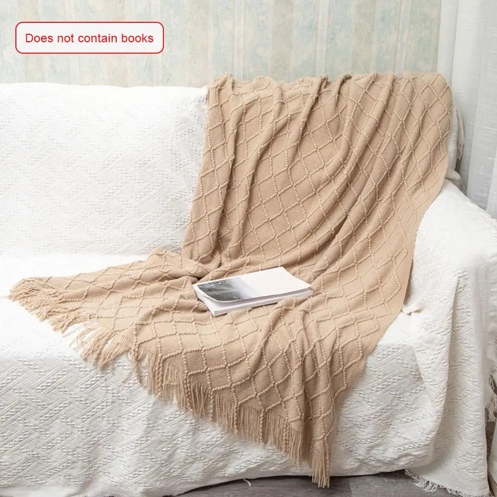 Winter Bedspread Pure Color Plaid Tassel Knitted Blanket Sofa Plaid Cozy Luxury Bed Blanket Artificial Nap Home Blankets Dropshi
Winter Bedspread Pure Color Plaid Tassel Knitted Blanket Sofa Plaid Cozy Luxury Bed Blanket Artificial Nap Home Blankets Dropshi