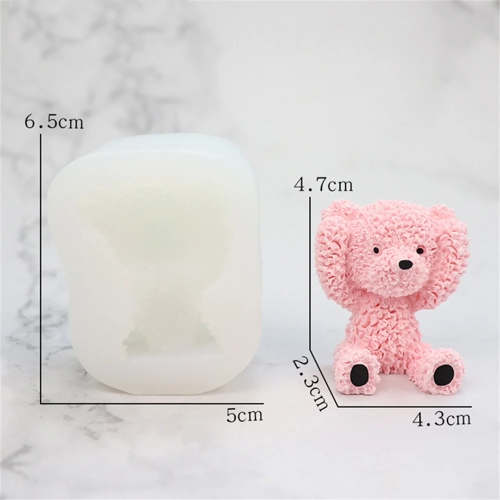3d Toy Bear Silicone Candle Mold Fondant Cake Border Moulds Chocolate Mould Cake Decorating Tools Kitchen Baking Accessories
3d Toy Bear Silicone Candle Mold Fondant Cake Border Moulds Chocolate Mould Cake Decorating Tools Kitchen Baking Accessories