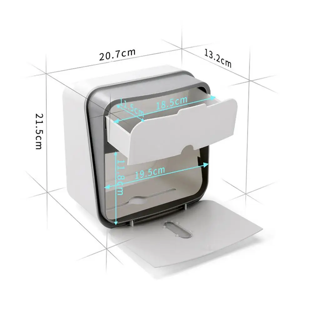Bathroom Accessories Waterproof Toilet Paper Holder Wall Mounted Tissue Box Double Layer Toilet Paper Holders Towel Dispenser
Bathroom Accessories Waterproof Toilet Paper Holder Wall Mounted Tissue Box Double Layer Toilet Paper Holders Towel Dispenser