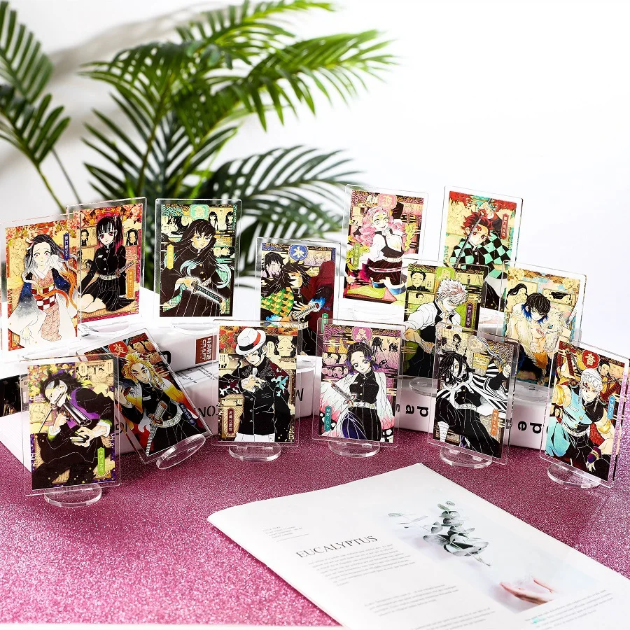 Стенд из аниме «рассекающий демонов», акриловый Настольный Декор Kamado Tanjirou, для косплея, с рисунком из мультфильма «no Yaiba», 7,5x11,5 см
Стенд из аниме «рассекающий демонов», акриловый Настольный Декор Kamado Tanjirou, для косплея, с рисунком из мультфильма «no Yaiba», 7,5x11,5 см