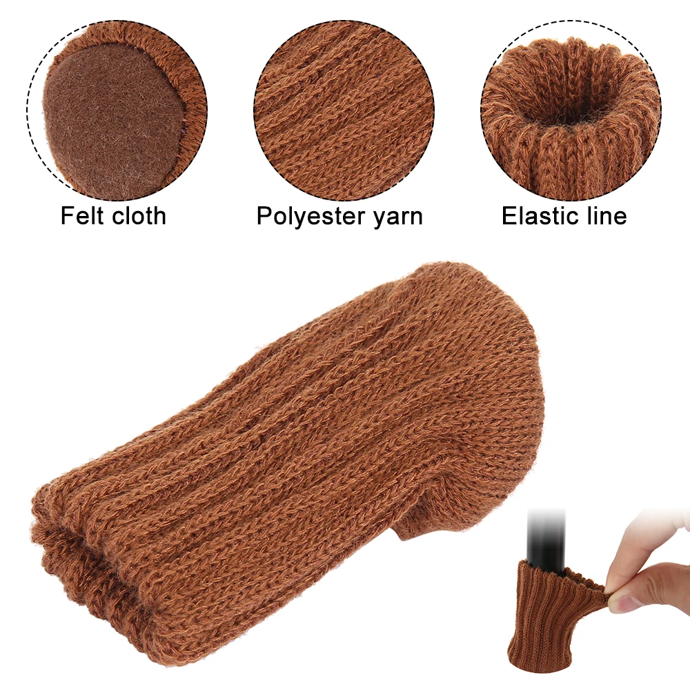24PCS Knitted Chair Leg Socks Furniture Table Feet Leg Floor Protectors Covers Floor Protection Pads Moving Noise Reduction
24PCS Knitted Chair Leg Socks Furniture Table Feet Leg Floor Protectors Covers Floor Protection Pads Moving Noise Reduction