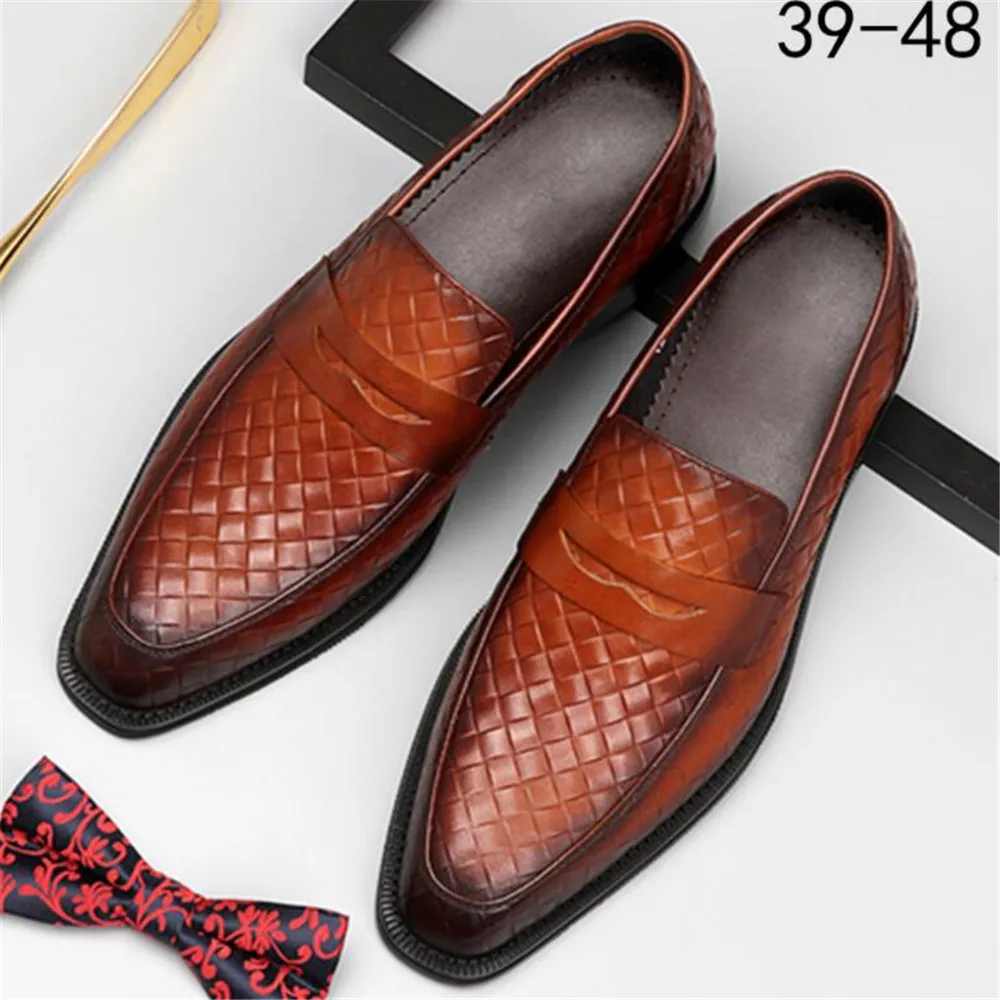 Retro Men's Leather Shoes One Pedal Business Set of Foot Large Size Men's Shoes sneakers zapatos de hombre mens shoes
Retro Men's Leather Shoes One Pedal Business Set of Foot Large Size Men's Shoes sneakers zapatos de hombre mens shoes