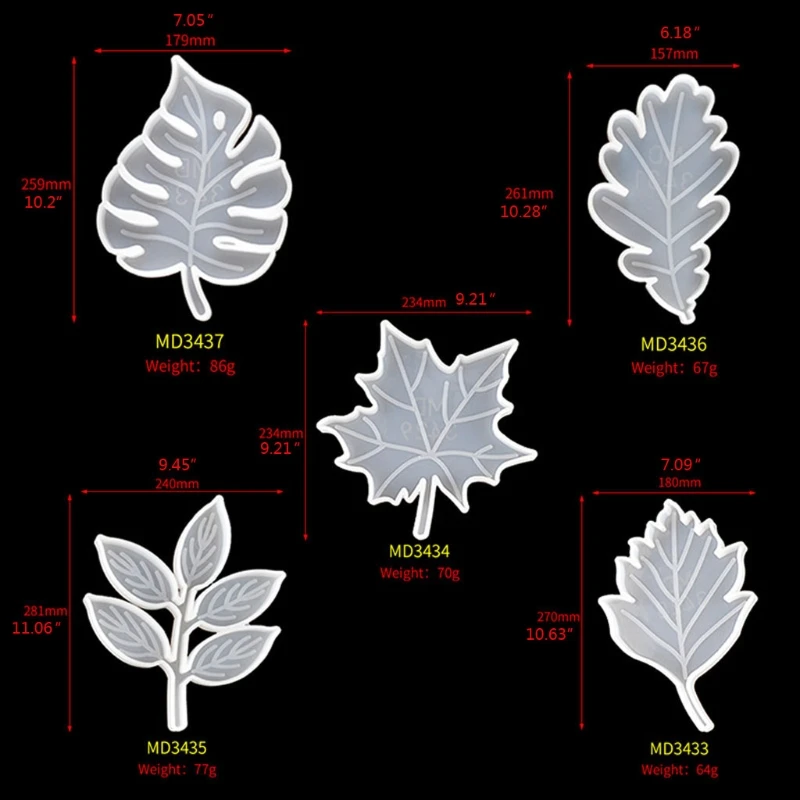 Leaves Coaster Silicone Resin Mold Tropical Maple Leaf Resin Casting Mold for Casting with Resin Concrete DIY Art Crafts XXFD
Leaves Coaster Silicone Resin Mold Tropical Maple Leaf Resin Casting Mold for Casting with Resin Concrete DIY Art Crafts XXFD
