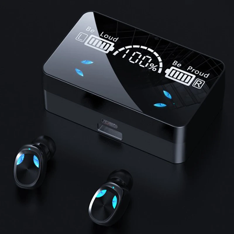 Bluetooth-гарнитура 5,1 со светодиодным дисплеем и внешним аккумулятором, 1 шт. 
Bluetooth-гарнитура 5,1 со светодиодным дисплеем и внешним аккумулятором, 1 шт.