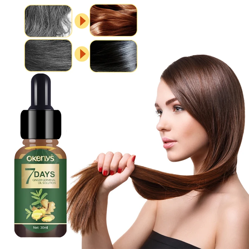Okeny's 7 Day Ginger Anti-Hair Loss Essential Oil Dredges Hair Follicles Hair Oil for Fast Hair Growth Serum Hair Treatement Oil
Okeny's 7 Day Ginger Anti-Hair Loss Essential Oil Dredges Hair Follicles Hair Oil for Fast Hair Growth Serum Hair Treatement Oil