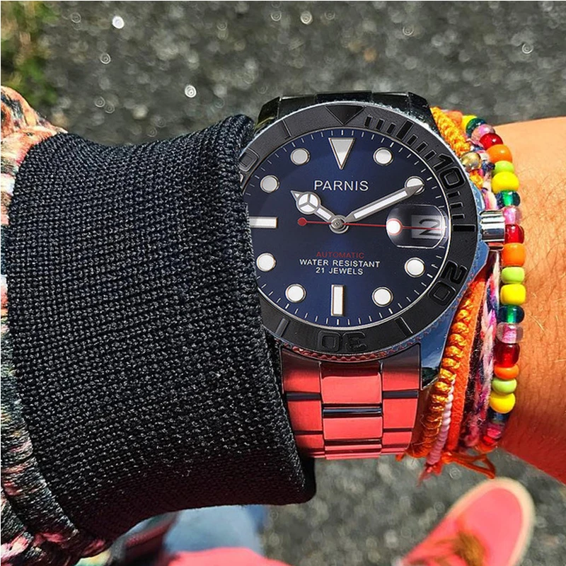 Parnis автоматические часы Diver Miyota 8215 механические часы сапфир mekanik erkek kol saati reloj automatico мужские
Parnis автоматические часы Diver Miyota 8215 механические часы сапфир mekanik erkek kol saati reloj automatico мужские