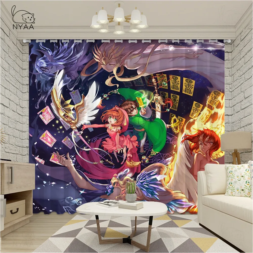 Modern Style Curtains For Bedroom Pink Cardcaptor Curtains For Living Room Cartoon Kids Window Ultra-thin Micro Shading
Modern Style Curtains For Bedroom Pink Cardcaptor Curtains For Living Room Cartoon Kids Window Ultra-thin Micro Shading