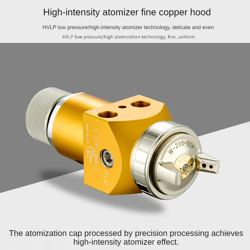 A-100 Professional Automatic Paint Spray Gun Gravity Airbrush Reciprocating High Atomization 0.8-1.5mm Nozzle Pneumatic Tools
A-100 Professional Automatic Paint Spray Gun Gravity Airbrush Reciprocating High Atomization 0.8-1.5mm Nozzle Pneumatic Tools
