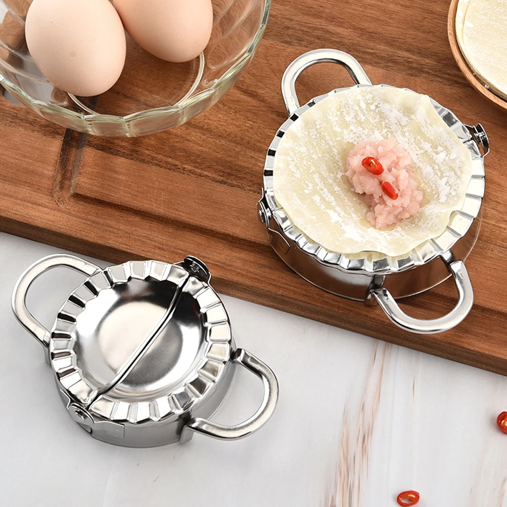 2pcs Stainless Steel Dumpling Maker Set Dough Cutter Dumplings Moulds Pie Ravioli Kitchen Pastry Tools Home Kitchen Accessories
2pcs Stainless Steel Dumpling Maker Set Dough Cutter Dumplings Moulds Pie Ravioli Kitchen Pastry Tools Home Kitchen Accessories