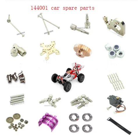 WLtoys 144001 RC car parts receiver Charger Servos gear tire Shock absorber car shell Cardan shaft C Seat Dog bone
WLtoys 144001 RC car parts receiver Charger Servos gear tire Shock absorber car shell Cardan shaft C Seat Dog bone