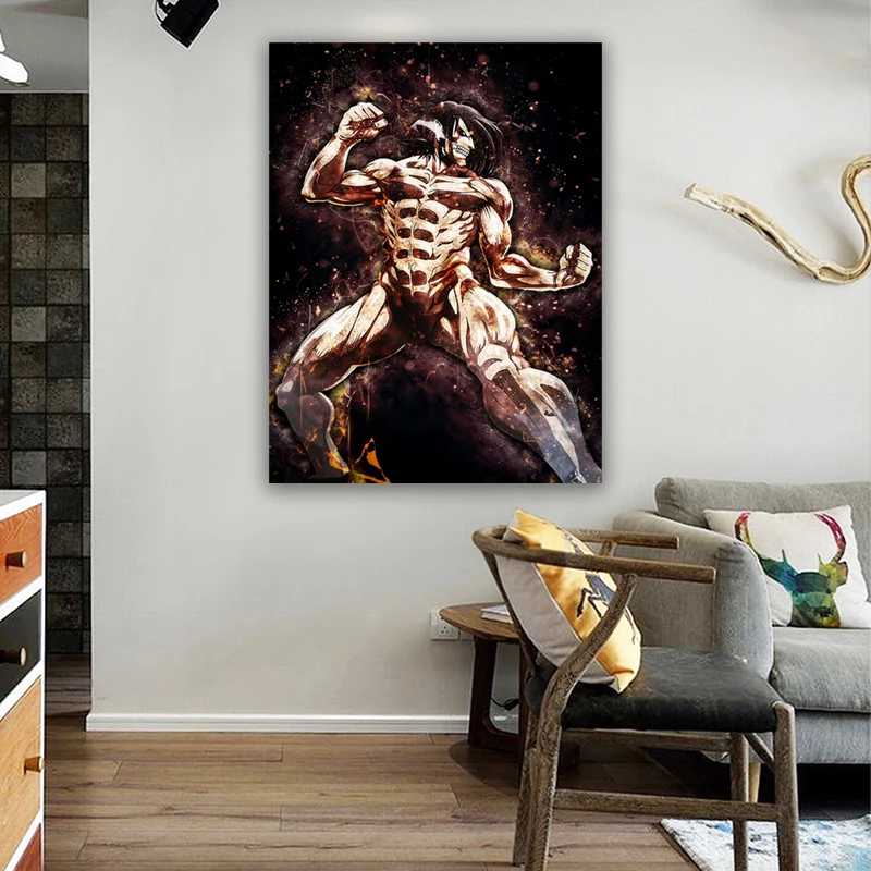 HD Prints Attack on Titan Canvas Painting Wall Art Eren Jaeger Poster Home Decoration Bedroom Modular Japan Anime Roles Pictures
HD Prints Attack on Titan Canvas Painting Wall Art Eren Jaeger Poster Home Decoration Bedroom Modular Japan Anime Roles Pictures