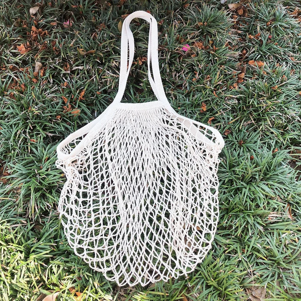 1PCS Daily Net String Bag Solid Crocheted Shopping Bags Woven Reusable Shopping Bag with Long Fruit Organizer Storage Handbag
1PCS Daily Net String Bag Solid Crocheted Shopping Bags Woven Reusable Shopping Bag with Long Fruit Organizer Storage Handbag