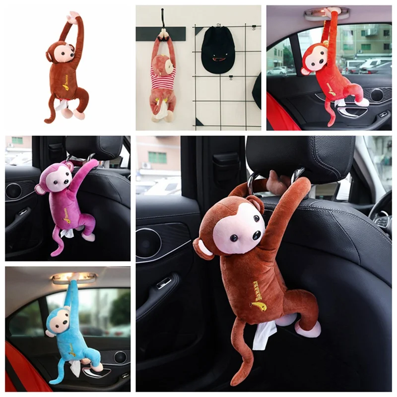 Car Interior Accessories Tissue Box Creative Funny Cartoon Monkey Doll Paper Case Holder Hanging Auto Portable Napkin Box Cover
Car Interior Accessories Tissue Box Creative Funny Cartoon Monkey Doll Paper Case Holder Hanging Auto Portable Napkin Box Cover