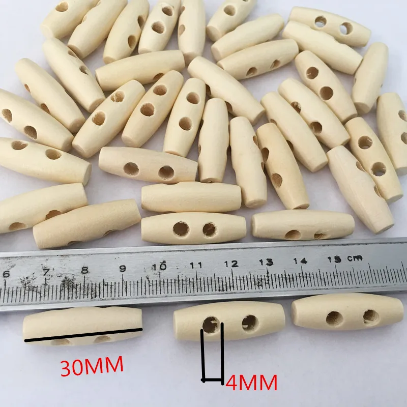 300pcs 2 Holes Wooden Buttons Sewing Horn Toggle Buttons for Clothing Accessories DIY Crafts Scrapbooking 40mm X 12mm
300pcs 2 Holes Wooden Buttons Sewing Horn Toggle Buttons for Clothing Accessories DIY Crafts Scrapbooking 40mm X 12mm