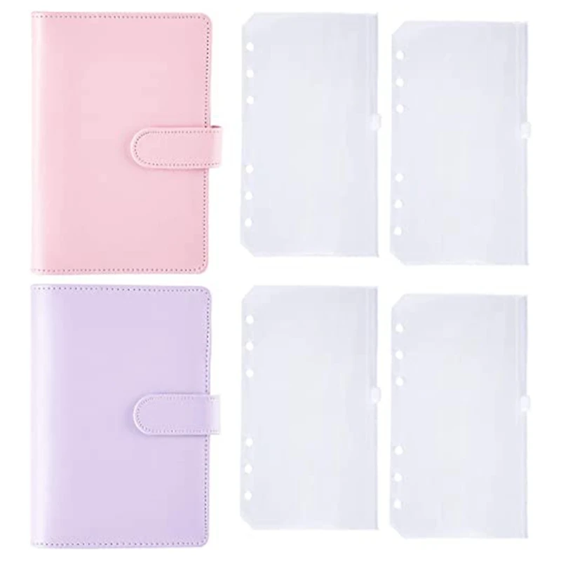 A6 PU Leather Binder Sleeve with 6 Pieces A6 Binder Bag Loose Leaf Bag 6 Buckle Cash Budget Envelope System
A6 PU Leather Binder Sleeve with 6 Pieces A6 Binder Bag Loose Leaf Bag 6 Buckle Cash Budget Envelope System
