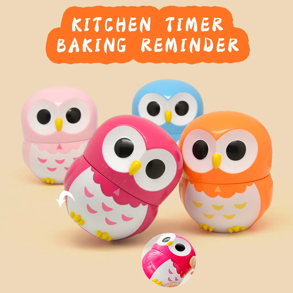 55 Minutes Mechanical Timer Kitchen With Reminder Mechanical Owl Kitchen Timer Home Store Kitchen Tool Accessories Gift #T1P
55 Minutes Mechanical Timer Kitchen With Reminder Mechanical Owl Kitchen Timer Home Store Kitchen Tool Accessories Gift #T1P