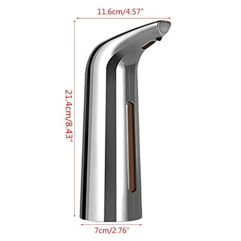 400ML Automatic Liquid Soap Dispenser Smart IR Sensor Touchless Electroplated Sanitizer Dispensador for Home Kitchen
400ML Automatic Liquid Soap Dispenser Smart IR Sensor Touchless Electroplated Sanitizer Dispensador for Home Kitchen