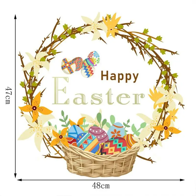 Easter Sticker Glass Sticker Self-adhesive Window Decal Easter Eggs Mural Door Background Decoration Accessories for DIY
Easter Sticker Glass Sticker Self-adhesive Window Decal Easter Eggs Mural Door Background Decoration Accessories for DIY