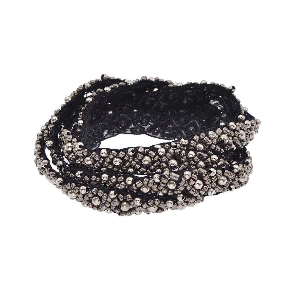 1 Yards Pearls Beaded Trim Lace Ribbon Sew On DIY Jewelry Headpiece Dress Belt
1 Yards Pearls Beaded Trim Lace Ribbon Sew On DIY Jewelry Headpiece Dress Belt
