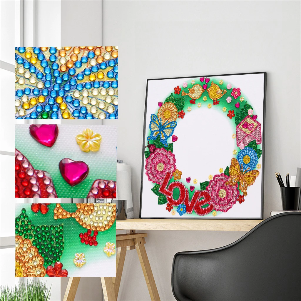 5D Special Shaped Diamond Painting DIY Wreath Series Home Decoration Gift Hanging Painting Diamond Painting
5D Special Shaped Diamond Painting DIY Wreath Series Home Decoration Gift Hanging Painting Diamond Painting