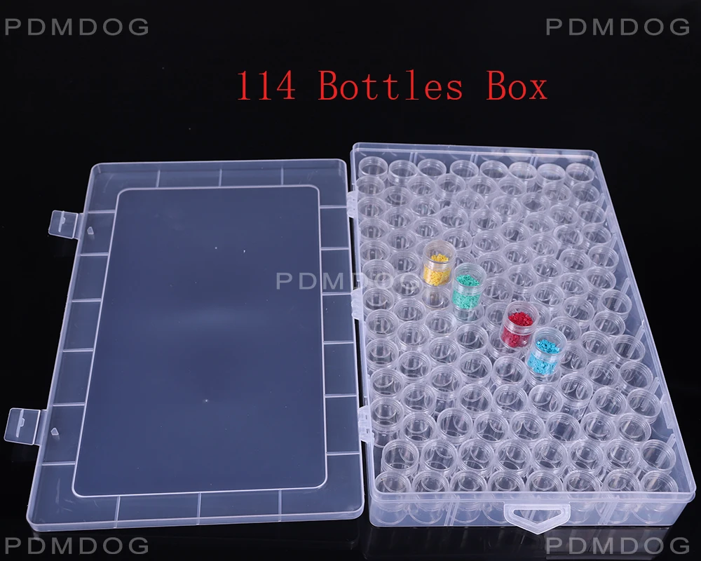 PDMDOG алмазов картина коробка для хранения, портативный шарик коробка для хранения 114 коробка для бутылочек контейнер Алмазная мозаика инстр... 
PDMDOG алмазов картина коробка для хранения, портативный шарик коробка для хранения 114 коробка для бутылочек контейнер Алмазная мозаика инстр...