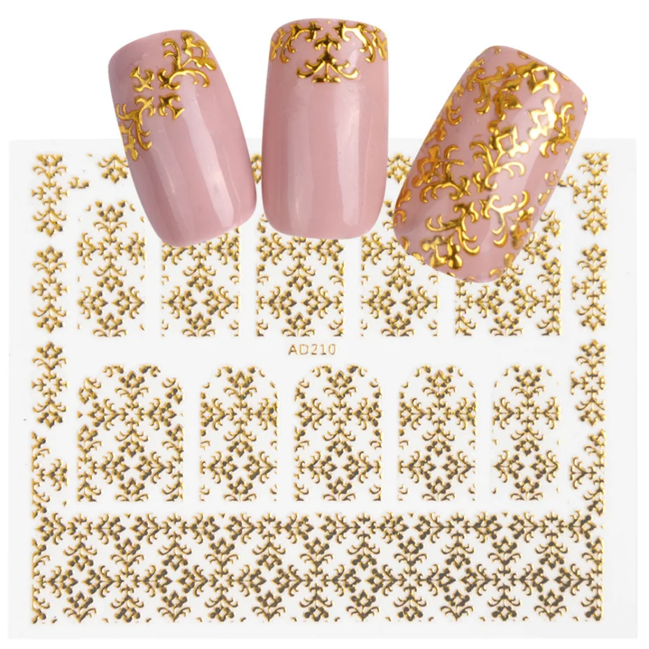 European and American classic flower vine bronzing 3DF embossed nail stickers nail polish nail polish art stickers decals
European and American classic flower vine bronzing 3DF embossed nail stickers nail polish nail polish art stickers decals