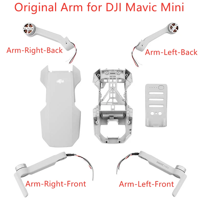 

Для DJI Mavic Mini оригинального дрона Arm Корпус Корпуса средняя рамка Нижняя крышка верхняя крышка Замена Ремонт Запасные части