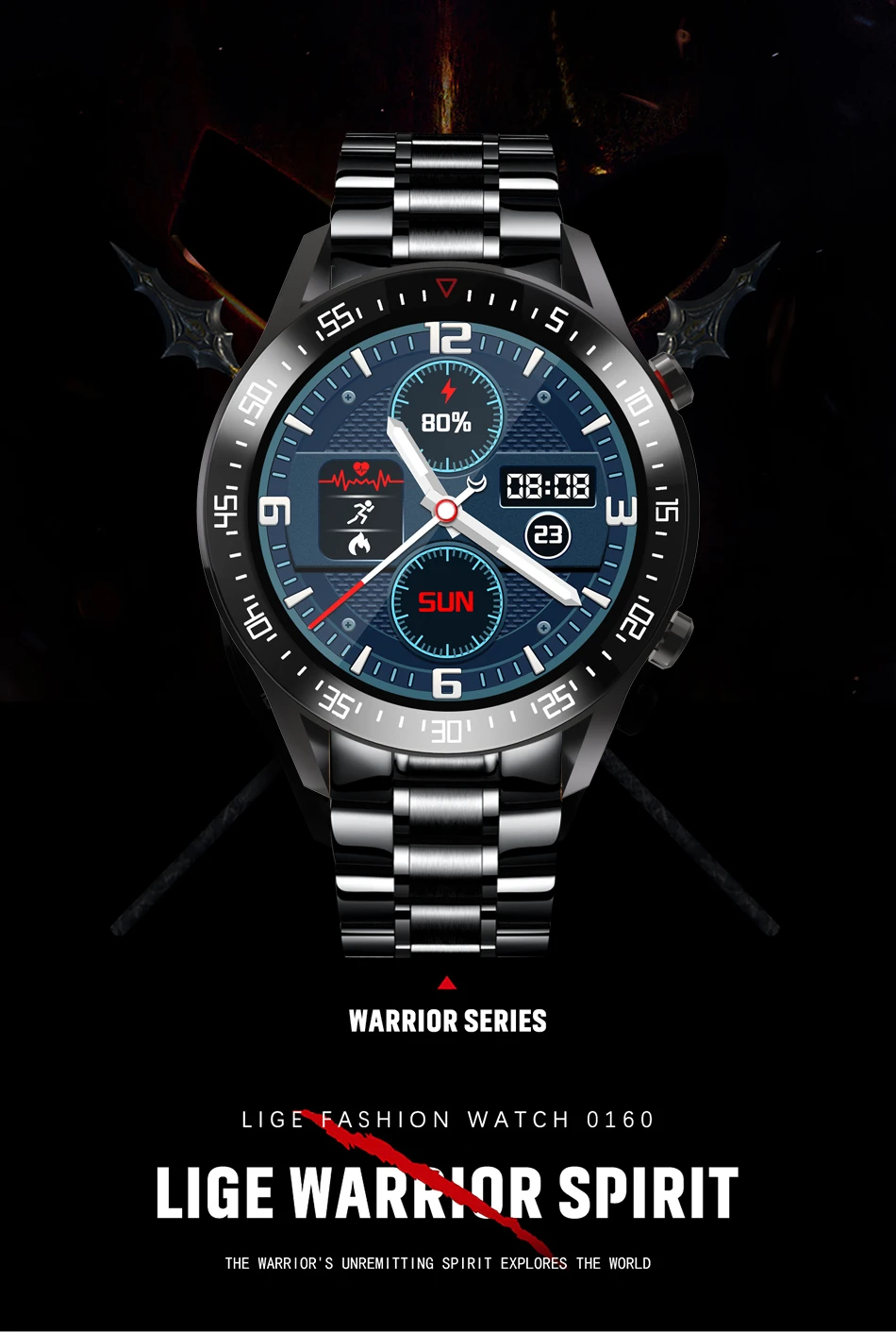 2021 New Men Smart watch heart rate Blood pressure waterproof Sports watch Fitness tracker For Ios android smar twatch Men
2021 New Men Smart watch heart rate Blood pressure waterproof Sports watch Fitness tracker For Ios android smar twatch Men