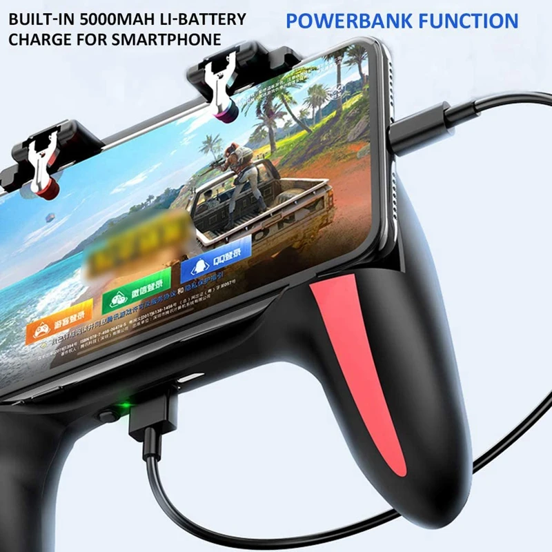 for PUBG Mobile Controller Double Fan Cooling Mobile Gamepad Gaming Joysticks for 4.7-6.0 Inch IOS & Android Phone
for PUBG Mobile Controller Double Fan Cooling Mobile Gamepad Gaming Joysticks for 4.7-6.0 Inch IOS & Android Phone