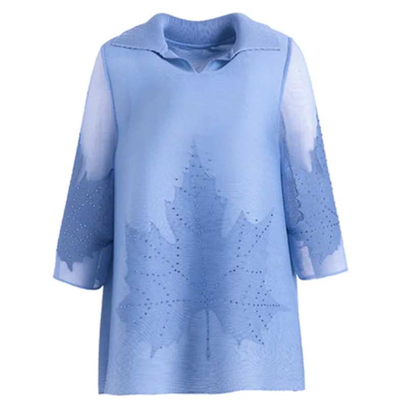 Miyake fold plus size women's spring dress 2021 new style women's fashion temperament wild striped plus size loose tops T-shirt
Miyake fold plus size women's spring dress 2021 new style women's fashion temperament wild striped plus size loose tops T-shirt