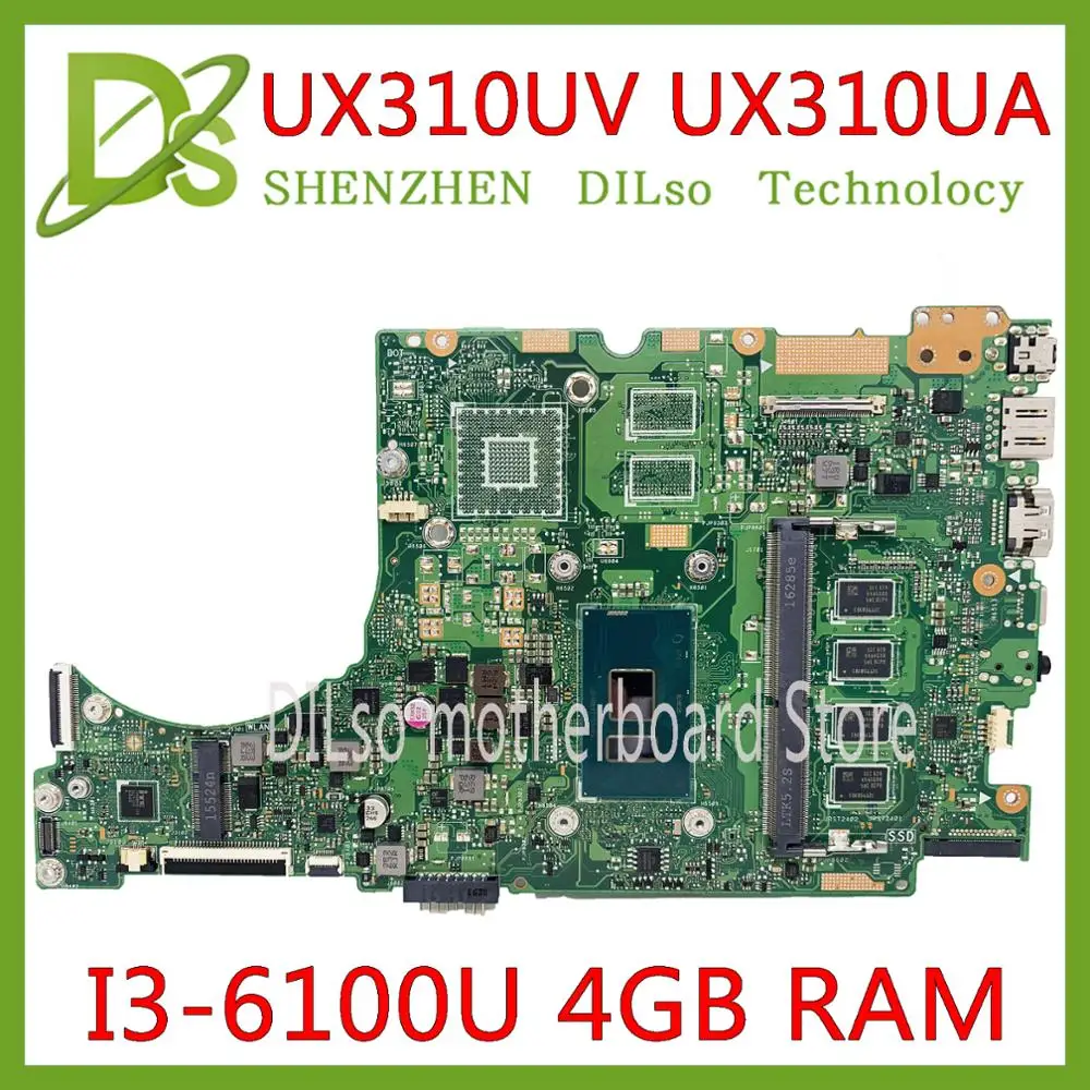 KEFU UX310UA материнская плата для ноутбука ASUS UX310UQK UX310UQ UX410UQ UX410UQK UX310UV оригинальная материнская плата 4GB-RAM I3-6100U
KEFU UX310UA материнская плата для ноутбука ASUS UX310UQK UX310UQ UX410UQ UX410UQK UX310UV оригинальная материнская плата 4GB-RAM I3-6100U