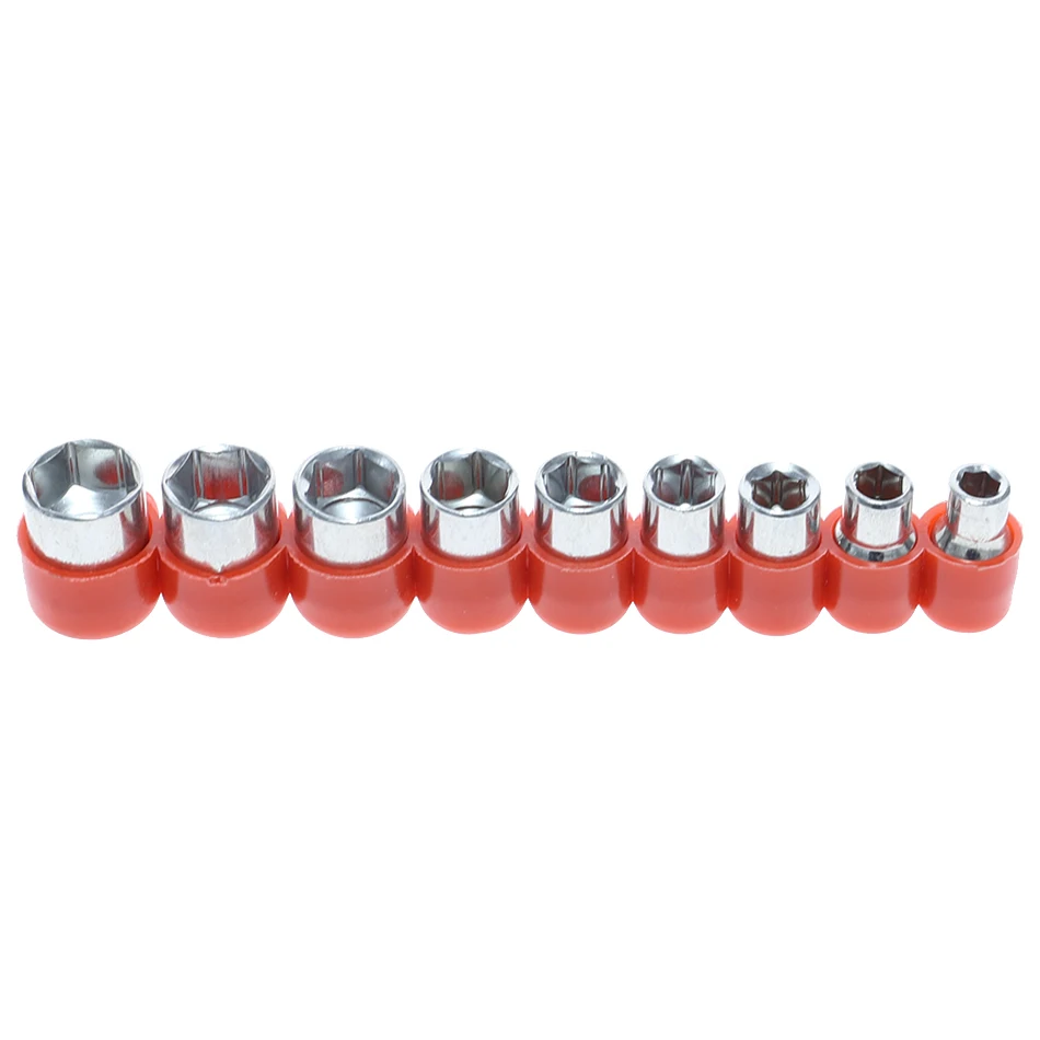 Multifunctional 9pcs 1/4 Inch Drive Hex Bit Socket Wrench Set Sleeve Wrench Set Wrench Adapter 5/6/7/8/9/10/11/12/13mm Hand Tool
Multifunctional 9pcs 1/4 Inch Drive Hex Bit Socket Wrench Set Sleeve Wrench Set Wrench Adapter 5/6/7/8/9/10/11/12/13mm Hand Tool
