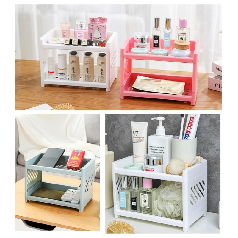 Double Layer Hollow Shelf Plastic Cosmetics Desktop Finishing Bathroom Accessories Organizer Storage Rack 2 Tier Shelf P31E
Double Layer Hollow Shelf Plastic Cosmetics Desktop Finishing Bathroom Accessories Organizer Storage Rack 2 Tier Shelf P31E