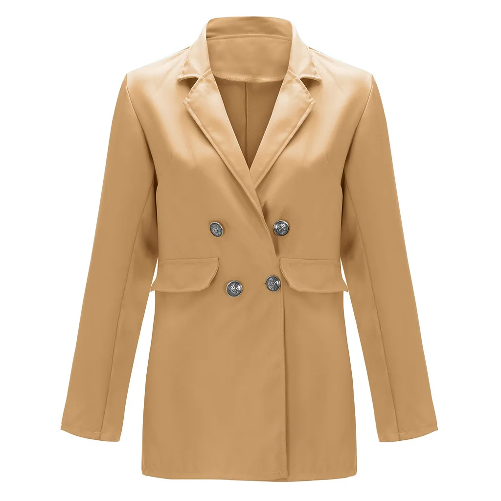 NONE Women Clothing 2020 Autumn Coat Regular Fashion Casual Polyester Women Coat Solid Turn Down Collar Button Standard blazers
NONE Women Clothing 2020 Autumn Coat Regular Fashion Casual Polyester Women Coat Solid Turn Down Collar Button Standard blazers