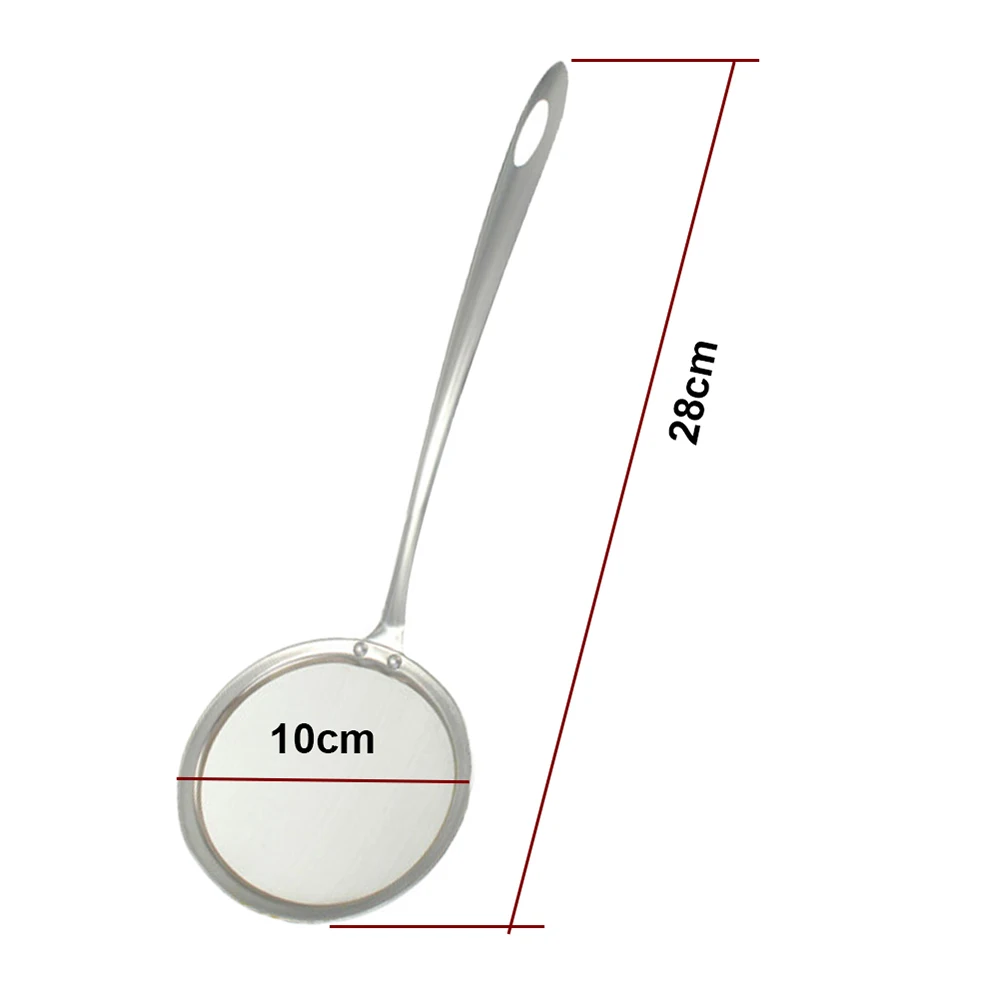 Oil Strainer Handle Skimmer Mesh Strainer Oil Filter Scoop Colander Spoon Stainless Steel 3 Size Juice Foam Colanders Strainers
Oil Strainer Handle Skimmer Mesh Strainer Oil Filter Scoop Colander Spoon Stainless Steel 3 Size Juice Foam Colanders Strainers